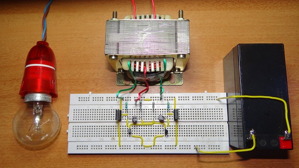 2 Cara Membuat Rangkaian  Inverter  12V ke 220 AC  