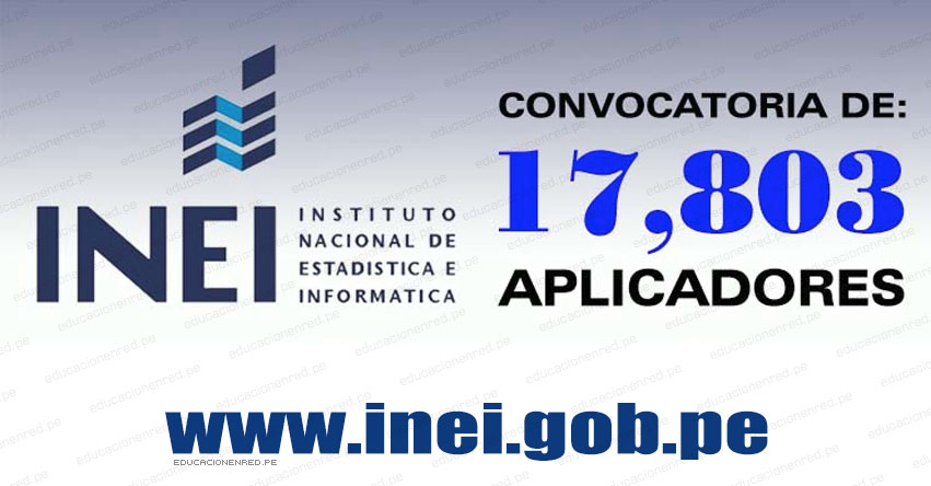 INEI: Inscripción de Aplicadores para Evaluación Docente hasta el 31 de Julio 2015 - MINEDU - www.inei.gob.pe