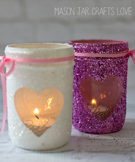 glitter votives