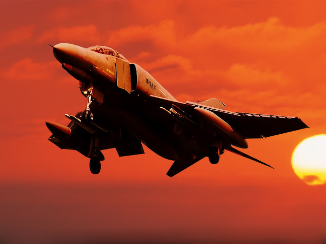 USAF McDonnell Douglas F-4 Phantom II Sunset Scene