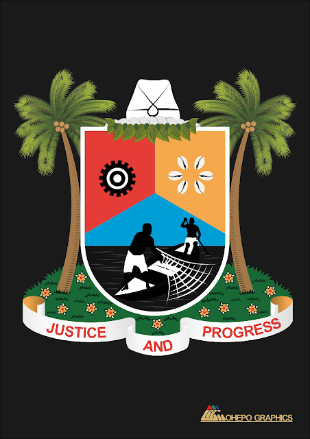 Lagos State Emblem Logo By OhepoGraphics (No Outline)