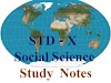 Social Science Study Notes - STD 10