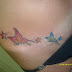 Art Tattoo feminina virilha borboleta