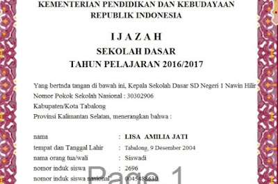 Aplikasi Cetak Nilai Ijazah Format Sesuai Juknis Aplikasi Cetak Nilai Ijazah Format Sesuai Juknis