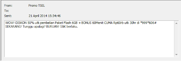 Paket Telkomsel Flash Ultima 6GB Hanya 60 Ribu 