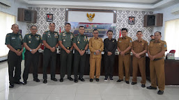 Danrem 042/Garuda Putih Brigjen TNI Rachmad S.I.P Mengikuti Video Conference (Vicon) Rakornis TMMD ke-120 TA. 2024.