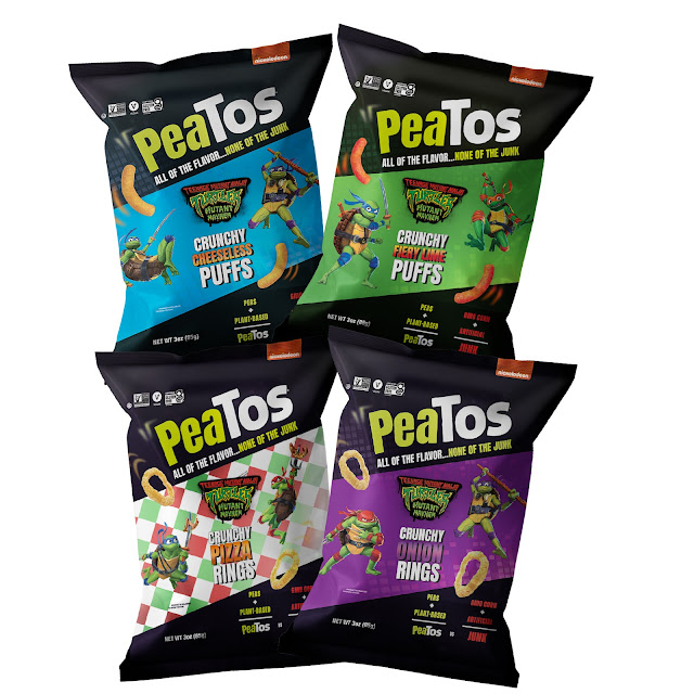 PeaTos Releases New Character-Themed Snack Packaging for Release of Paramount Pictures’ 'Teenage Mutant Ninja Turtles: Mutant Mayhem'