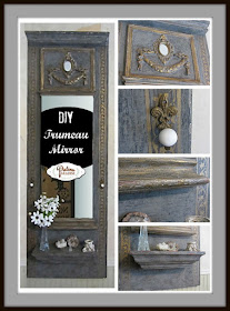 Patina In Paradise-DIY- Trumeau Mirror-Blog Link Up Party-Treasure Hunt Thursday- From My Front Porch To Yours