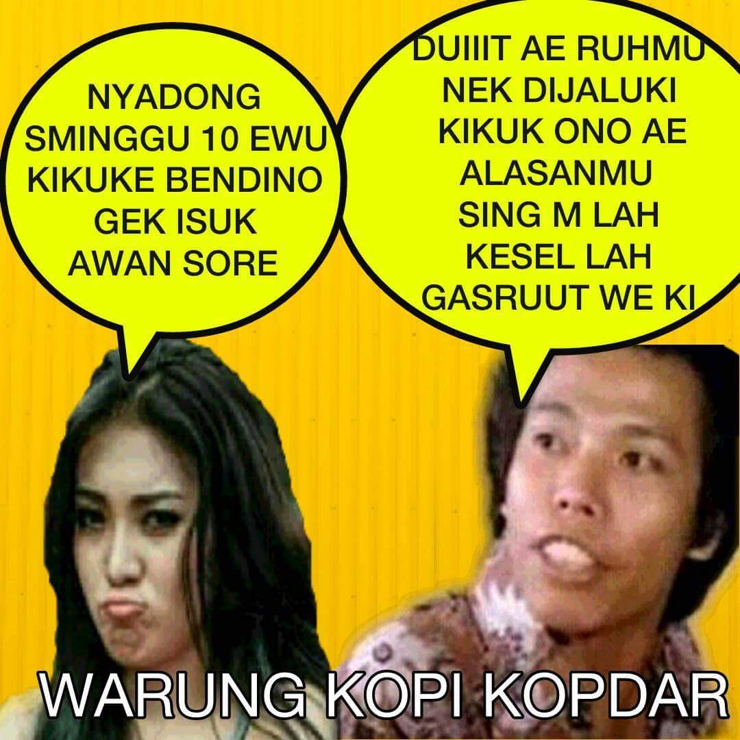 Kumpulan Meme Lucu Warung Kopi Kumpulan Gambar DP BBM