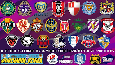 K League Option File PS4 / PC by Rominh Korea For PES 2020