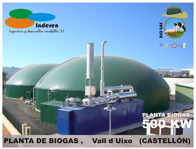 contenedor planta de biogas val duixo castellon 500 KW INDEREN biodigestores ENERGIAS RENOVABLES VALENCIA