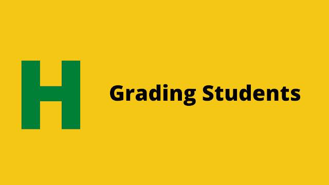 HackerRank Grading Students problem solution