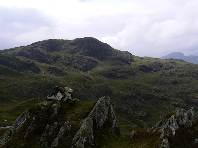 Looking back up at Comb Head from the summit of Dovenest Top