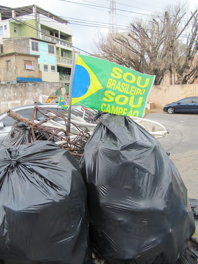 Foto do dia: Prá frente Brasil!