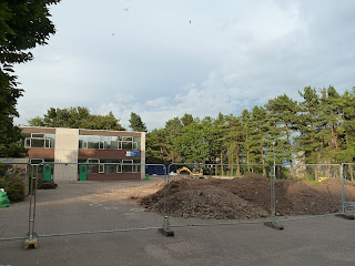 Site Under Construction for Relocated Nursery Unit at Barnhill Primary School 