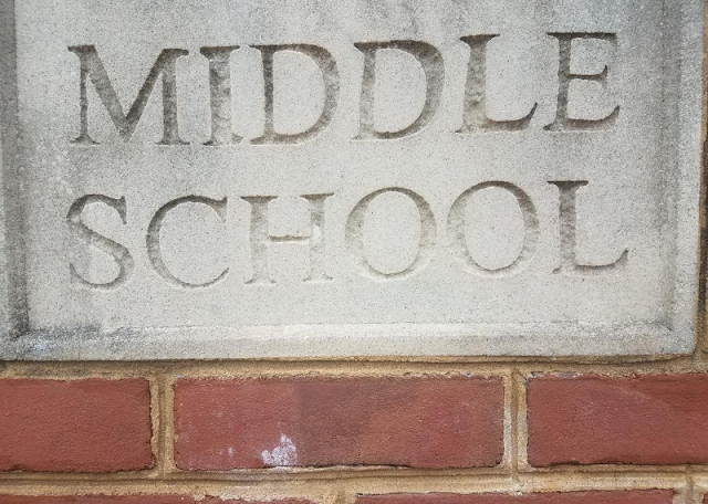 Middle School Sign