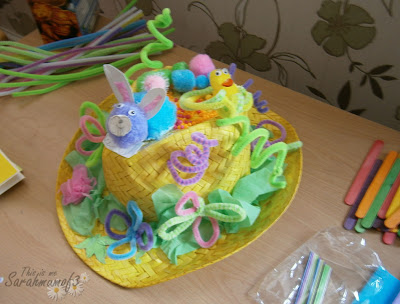 Childrens fun easter bonnet craft