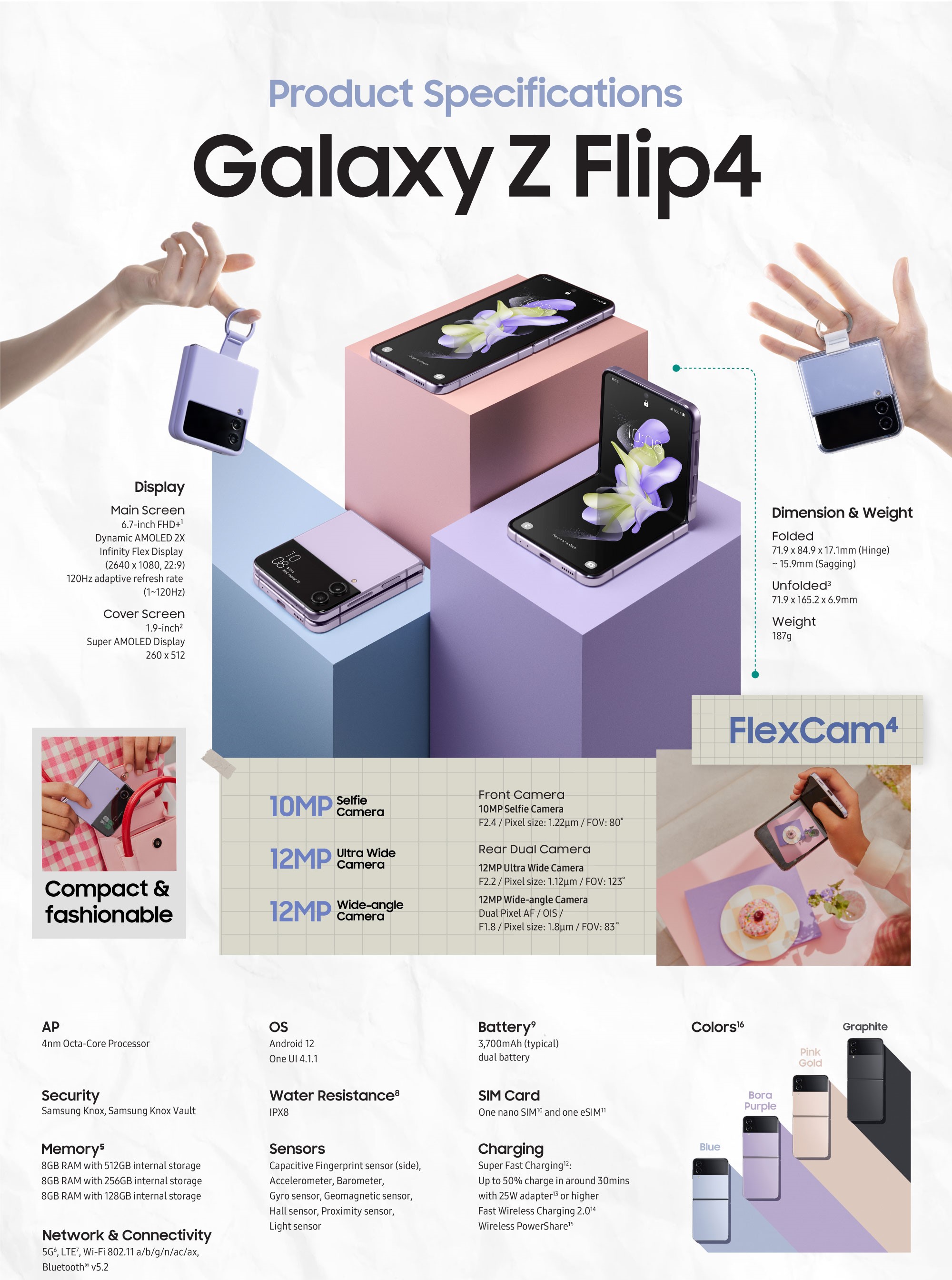 [Video] Nuovi Samsung Galaxy Z Fold4 e Z Flip4 | Caratteristiche e prezzi
