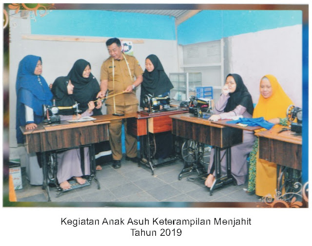 Kegiatan Anak Asuh - Keterampilan Menjahit 2019