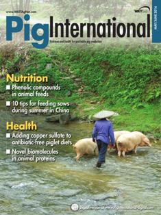 Pig International. Nutrition and health for profitable pig production 2016-03 - May & June 2016 | ISSN 0191-8834 | TRUE PDF | Bimestrale | Professionisti | Distribuzione | Tecnologia | Mangimi | Suini
Pig International  is distributed in 144 countries worldwide to qualified pig industry professionals. Each issue covers nutrition, animal health issues, feed procurement and how producers can be profitable in the world pork market.