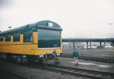 Chicago & North Western Inspection Car #420 "Fox River" at Union Station in Portland, Oregon