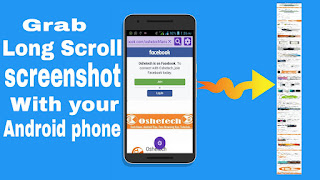 How to take long scrolling screenshot on your Android device. 