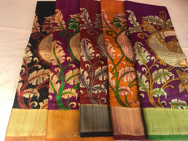 Dupion silk blend saree 