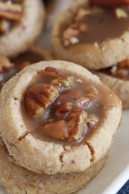 Pecan Praline Thumbprints | Tortillas and Honey