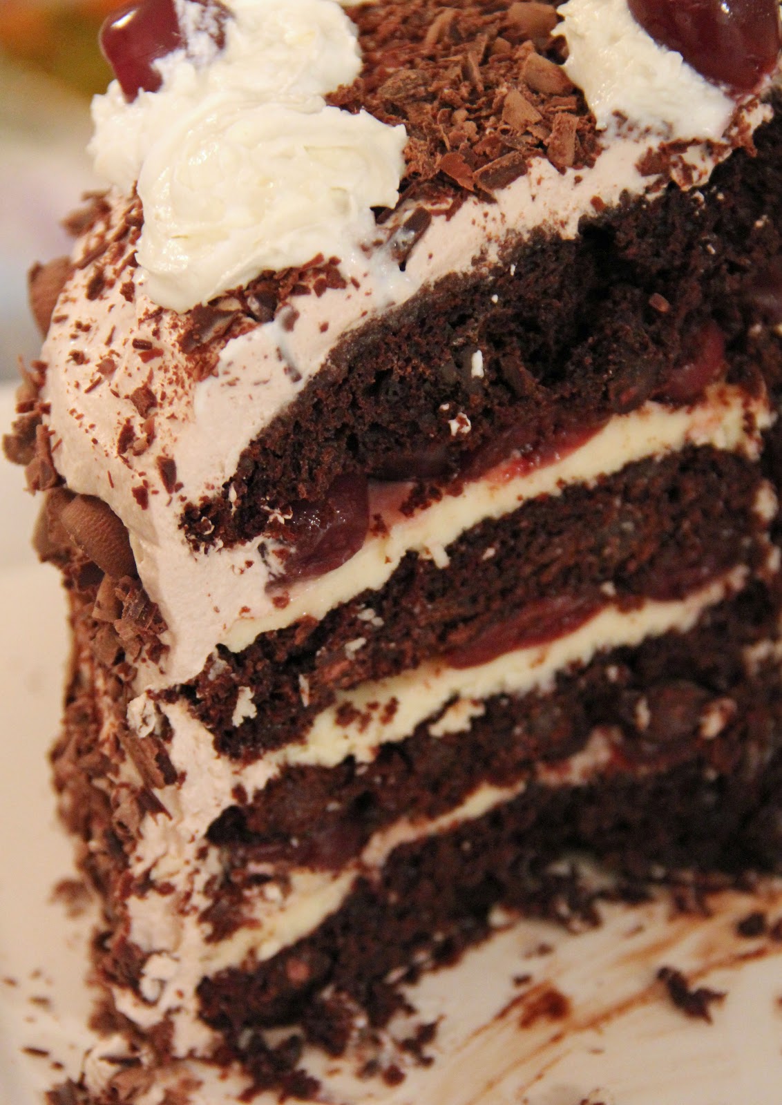 Jo and Sue Jo's Black Forest Cake