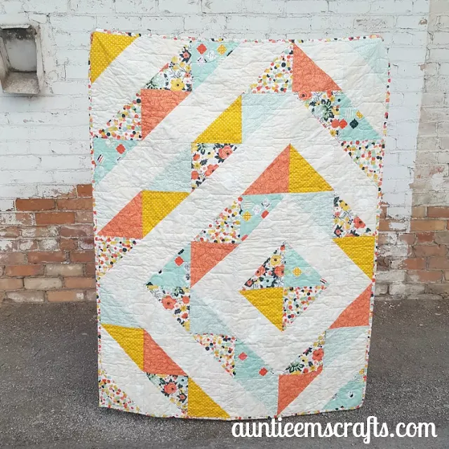 fancy fabulous hst quilt