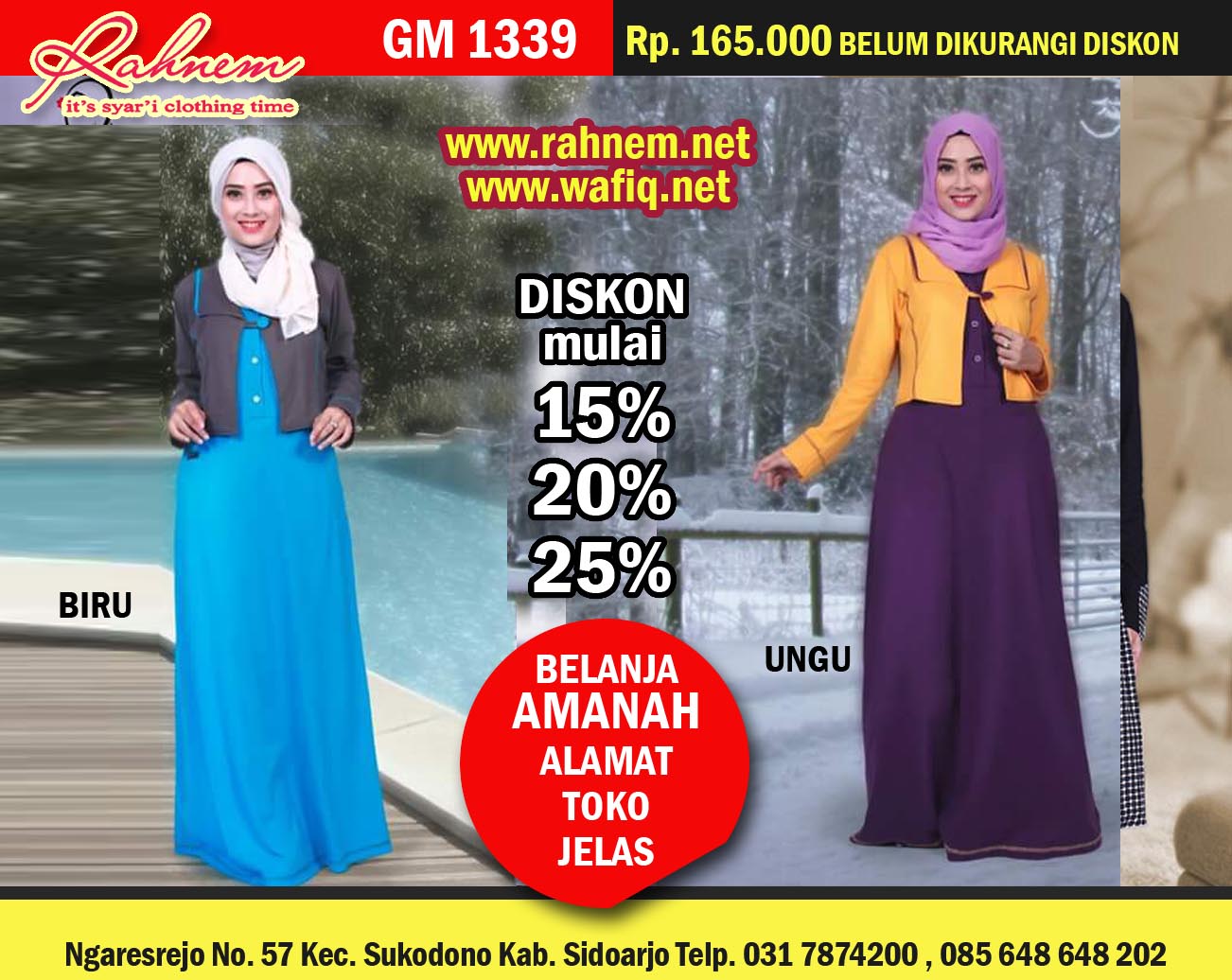 Baju Rahnem 2016 (im3 - 0856-4949-4787) Koleksi Lebaran 