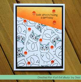 Owl Birthday Card by Jess Crafts for Mint Owl Studio