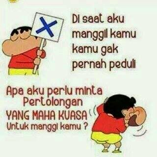 Gambar DP BBM Kartun Sinchan Lucu