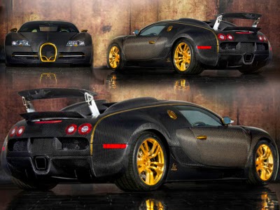 Bugatti on 2010 Bugatti Veyron Sports Car From Mansory Linea Vincero Gold