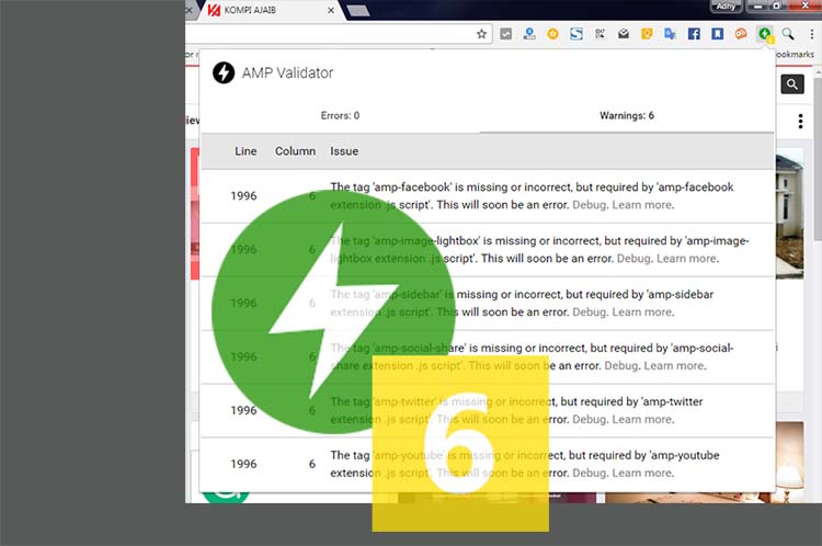 Cara Mudah Untuk Mengatasi Warning JS AMP