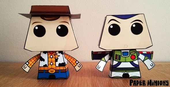 Toy Story: Buzz y Woody para Imprimir Gratis. 