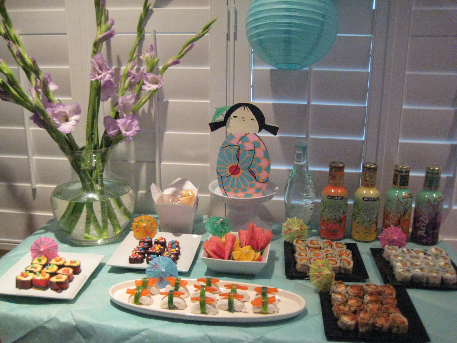  Creative  Party  Ideas  by Cheryl Japanese Sushi Party 