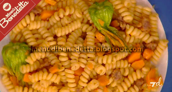 Fusilli con Salsiccia e Zucca di Benedetta Parodi