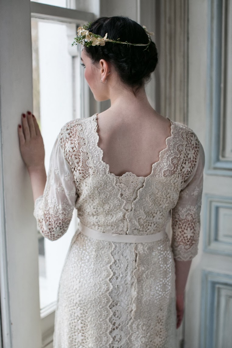 Edwardian lace wedding dresses: two rare original beauties |Heavenly