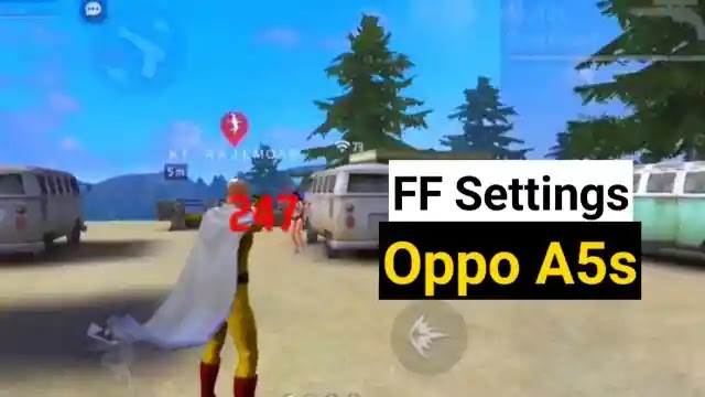 Oppo A5s free fire settings for headshot: Sensi and dpi