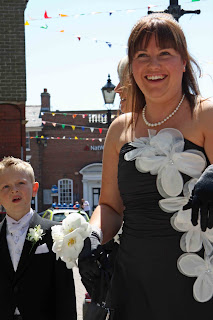 Chris & Claire's "Burnt Orange, Black & White" Wedding Day at St Chad's & Twelve in Thornton.