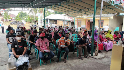 Puluhan Warga Dusun Kuduk-kuduk Ikut Vaksinasi Covid-19 Kedua