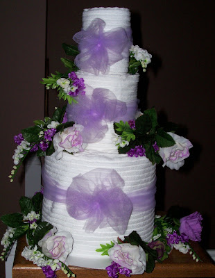 Diaper Cakes Wedding'Towel' Cakes