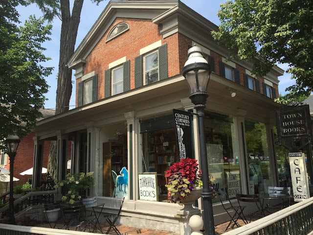 Inside a historic home in St. Charles, Illinois is a maze of books and charming cafe.