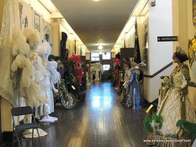 hallway inside the Mardi Gras Museum of Imperial Calcasieu in Lake Charles, Louisiana