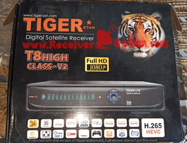 TIGER T8 HIGH CLASS V2 HD RECEIVER NEW SOFTWARE V4.50 08 SEPTEMBER 2022