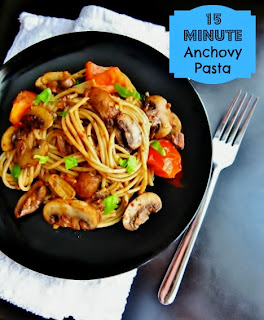 15 Minute Anchovy Pasta from Nomsies Kitchen