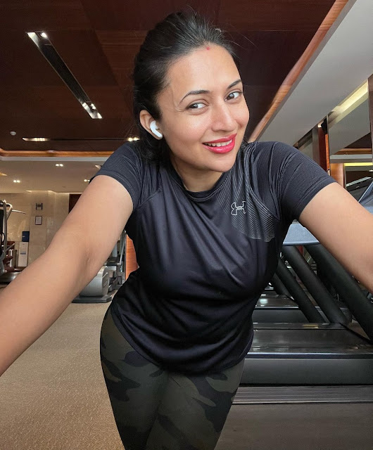 Divyanka Tripathi in Gym