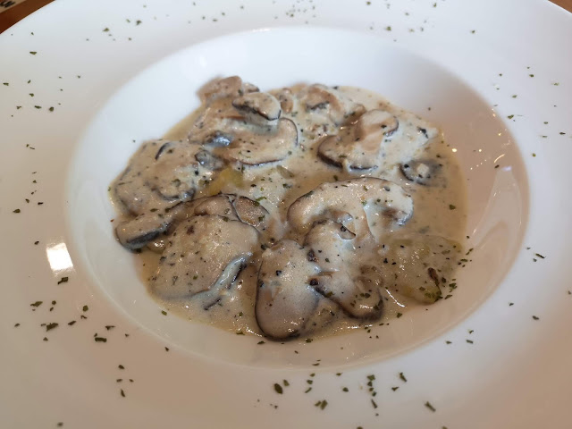 Homemade Mushroom Truffle Ravioli