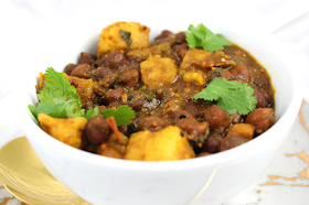 Black Chickpeas in a Tamarind Mustard Sauce